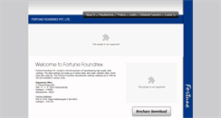 Desktop Screenshot of fortunefoundries.com